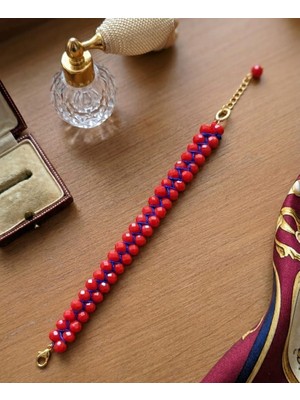 Urban Bold Kırmızı Kristal Bileklik