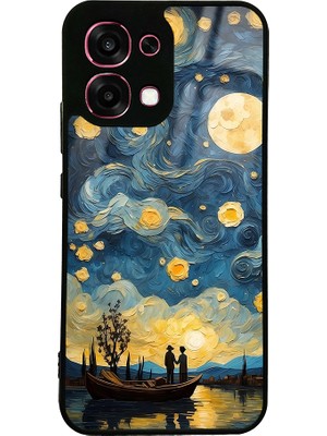 Alan Tech Oppo A6 Pro Kılıf Kamera Korumalı Desenli Zore Lusi Kapak