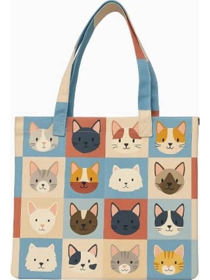 Wolo Tekstil Maxı Tote Bag WD4033