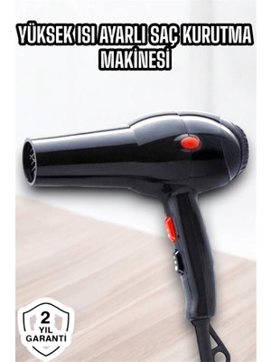 Zero Land Cosmotex 2200 Watt Profesyonel Saç Kurutma Makinesi Güçlü ve Dalı Tasarım