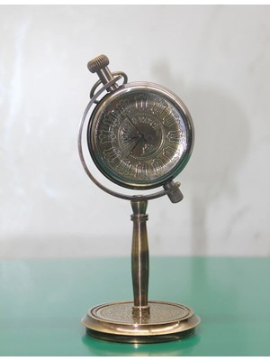 LTG Nova Pirinç Masa Üstü Saat 16186