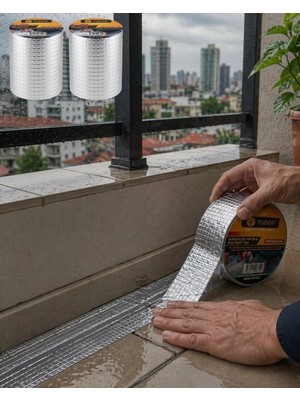 Motto Ticaret 2 Li Set Çok Amaçlı Tamir Bandı Çatı Pvc Boru Izolasyon Bandı