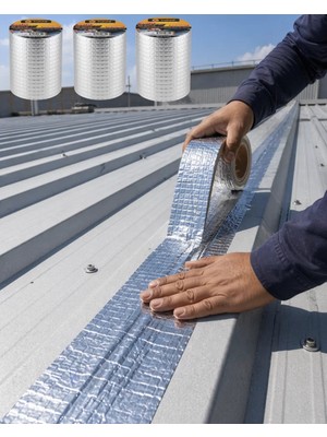 Motto Ticaret 3 Lü Set Çatı Balkon Pvc Boru Için Sızdırmazlık Tamir Bandı