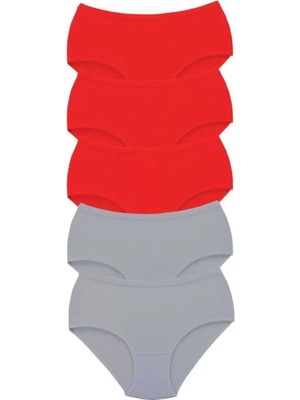 İlk El Grup Ieg™ 5 Adet Tutku Kadın Yüksek Bel Bato Kalın Lastik Külot S7