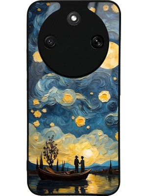 Alan Tech Honor Magic 8 Lite 5g Kılıf Kamera Korumalı Desenli Zore Lusi Kapak