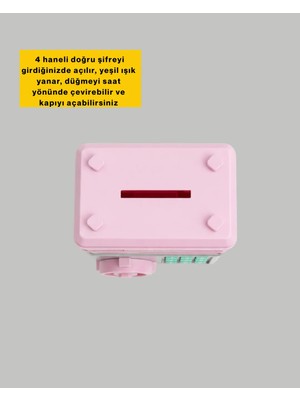 LTG Nova Şifreli Elektronik Biriktirme Kumbarası Büyük Kapasiteli