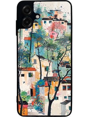 Alan Tech Galaxy A07 Kılıf Kamera Korumalı Desenli Zore Lusi Kapak