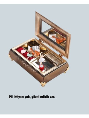 Zero Land Cosmotex Kız Çocuk Oyuncak Piyano Görünümlü Balerinli Müzik