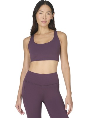 Sweaty Betty Ultimate Studio Racerback Bra Kadın Mor Yoga Bra
