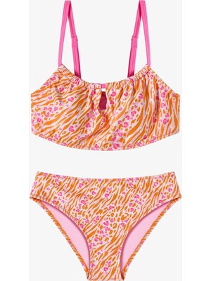 Penti Pembe Genç Kız Safari Halter Bikini Takımı
