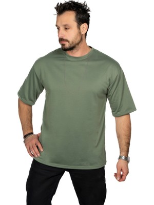 Maxi-Dry Aşırı Terleme Önleyici Oversize Erkek Tişört, Çift Katmanlı, Islaklık Sızdırmaz, Nefes Alabilen Kumaş