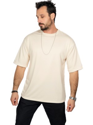 Maxi-Dry Aşırı Terleme Önleyici Oversize Erkek Tişört, Çift Katmanlı, Islaklık Sızdırmaz, Nefes Alabilen Kumaş