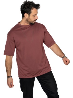 Maxi-Dry Aşırı Terleme Önleyici Oversize Erkek Tişört, Çift Katmanlı, Islaklık Sızdırmaz, Nefes Alabilen Kumaş