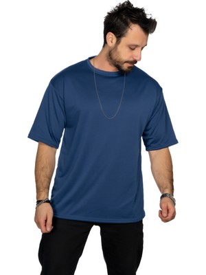Maxi-Dry Aşırı Terleme Önleyici Oversize Erkek Tişört, Çift Katmanlı, Islaklık Sızdırmaz, Nefes Alabilen Kumaş