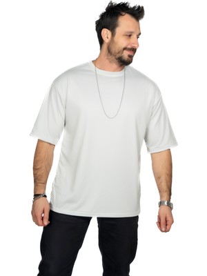 Maxi-Dry Aşırı Terleme Önleyici Oversize Erkek Tişört, Çift Katmanlı, Islaklık Sızdırmaz, Nefes Alabilen Kumaş