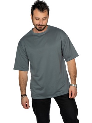 Maxi-Dry Aşırı Terleme Önleyici Oversize Erkek Tişört, Çift Katmanlı, Islaklık Sızdırmaz, Nefes Alabilen Kumaş