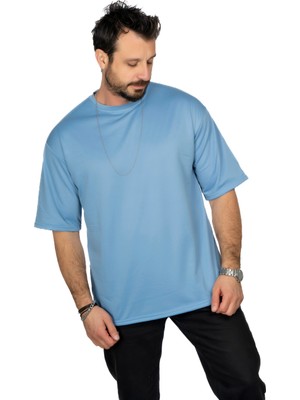 Maxi-Dry Aşırı Terleme Önleyici Oversize Erkek Tişört, Çift Katmanlı, Islaklık Sızdırmaz, Nefes Alabilen Kumaş