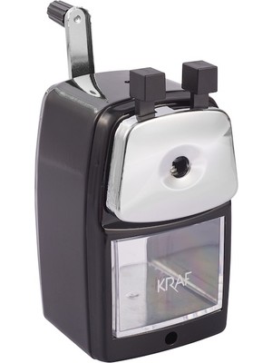 Kraf 680G Kollu Kalemtraş Renkli Ergonomik Tasarım ve Masa Montaj Aparatı ile Kolay Kullanım