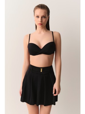 Suwen Önden Bağcıklı Full Dolgulu Bikini Üst