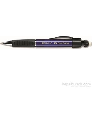 Faber-Castell Grip Plus 0.7mm Mavi Mekanik Kurşun Kalem Kauçuk Kılıf ile Ergonomik Tasarım (5084130732)