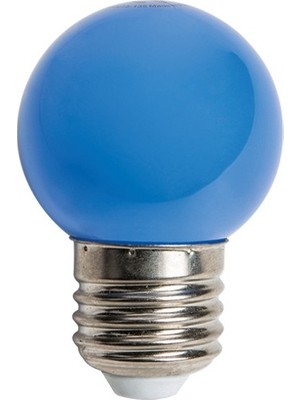 En Parlak Gece Lambası Ampülü 1W LED E27 Duy Mavi