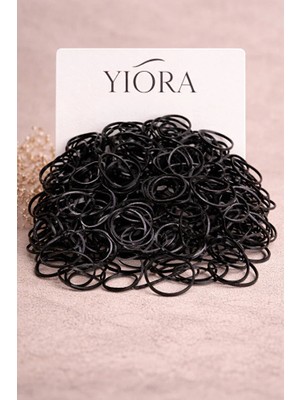 Yiora Örgü Saç Tokası Siyah