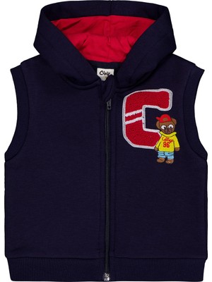 Civil Baby C Nakışlı 6-18 Ay Yelek - Lacivert