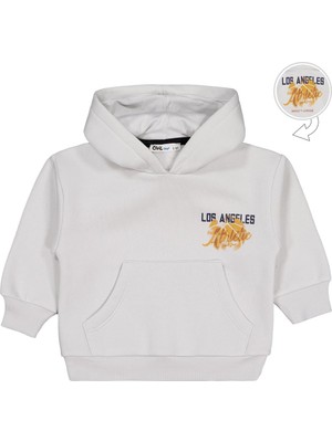 Civil Boys Los Angeles Baskılı 2-5 Yaş Sweatshirt - Gri