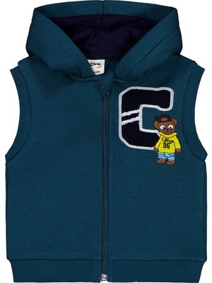 Civil Baby C Nakışlı 6-18 Ay Yelek - Yeşil