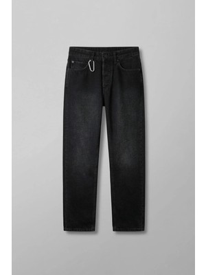 Abluka Online Erkek Relaxed Straight Fit Basic Jean Siyah