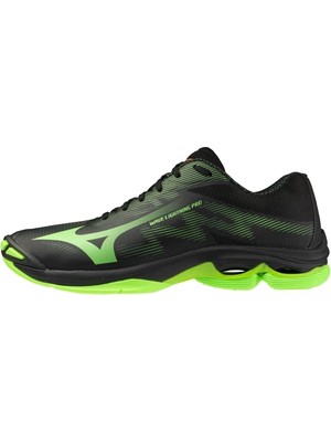 Mizuno Wave Lightning Pro Unisex Voleybol Ayakkabısı Siyah / Yeşil