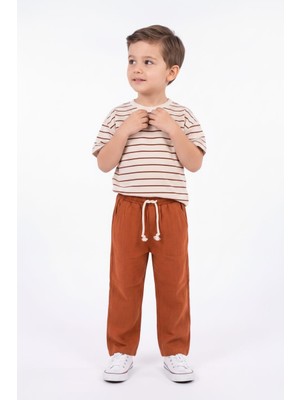 MiaBaby Müslin Pantolon Süprem Tişört 2li Takım