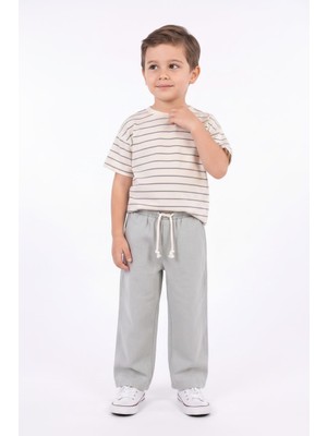 MiaBaby Müslin Pantolon Süprem Tişört 2li Takım
