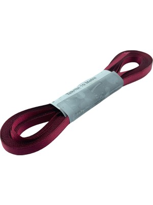 Morperde Katlamalı Perde Kurdele (5mm) Bordo