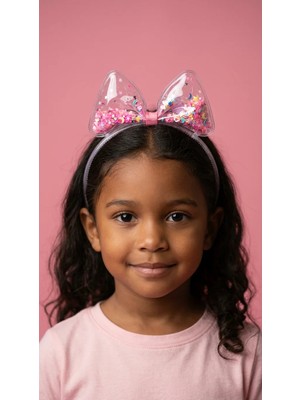 Bony Socks Fiyonk Detaylı Koyu Pembe Çocuk Taç