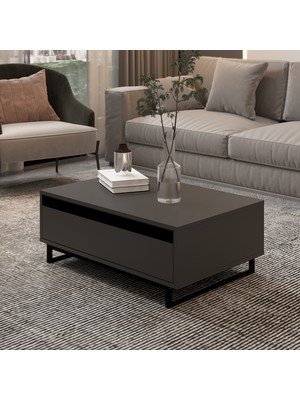 Nilah Hawk Modern Orta Sehpa Antrasit