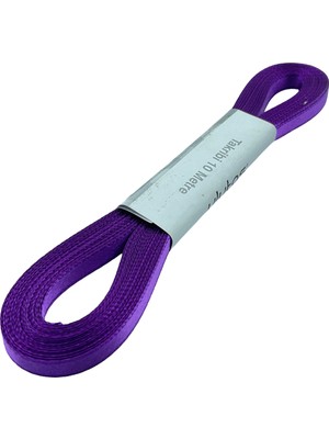 Morperde Katlamalı Perde Kurdele (5mm) Mor