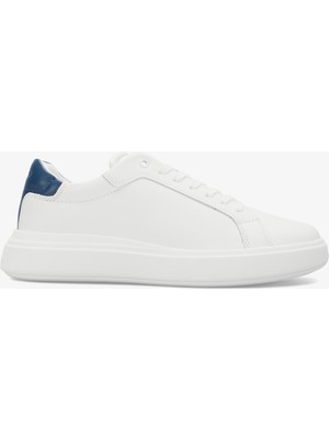 Calvin Klein Runn Lace Up Mono Erkek Beyaz Sneaker