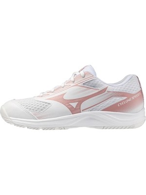 Mizuno Cyclone Speed 5 Kadın Voleybol Ayakkabısı Beyaz