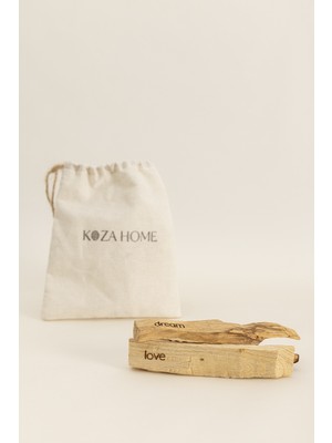 Koza Home Infınıty 3lü Palo Santo Beyaz Keten Keseli 1064A