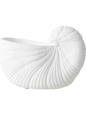 Mudo Home WHITE SHELL VAZO 26X13X19 CM