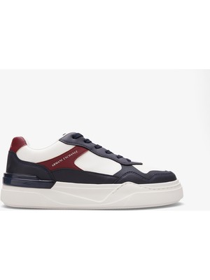 Armani Exchange Erkek Beyaz / Lacivert Sneaker