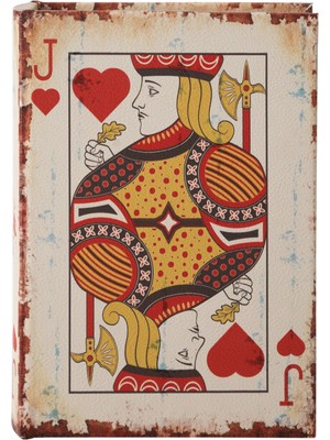 Mudo Home KING OF HEARTS KİTAP KUTU  14X5X20 CM