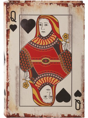 Mudo Home QUUEN OF SPADES KİTAP KUTU 19X7X27 CM