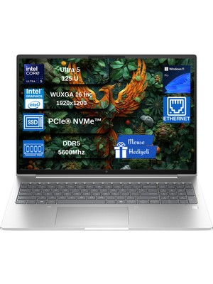 Hp Elitebook 660 G11 Ultra5 125U 32GB Ddr5 2tb SSD 16"' Wuxga (1920 x 1200) IPS 300 Nits WIN11 Pro Taşınabilir Bilgisayar D30MNETDNG10