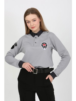Moda Canel Yeni Kamu Personel Bayan Özel Güvenlik Kışlık Sweatshirt (Armalı-Sırtnakışlı)