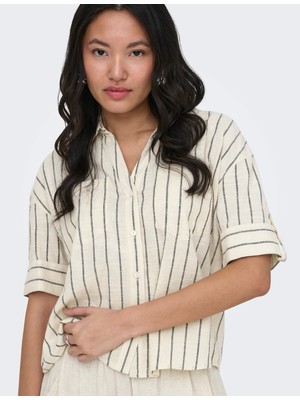 Eskişehir Mağazacılık 15372608 Onltızana Strıpe S/s Shırt Wvn Noos