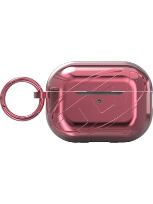 Diesel Airpods Pro / Pro 2 Için Parlak Kılıf - Pembe