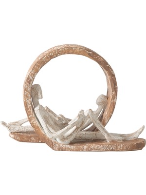 Mudo Home COPPIA BİBLO KAHVERENGİ 31 CM