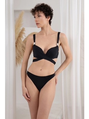 Adasea Lapieno 264285 Aksesuarlı Double Dolgulu Bikini Takım